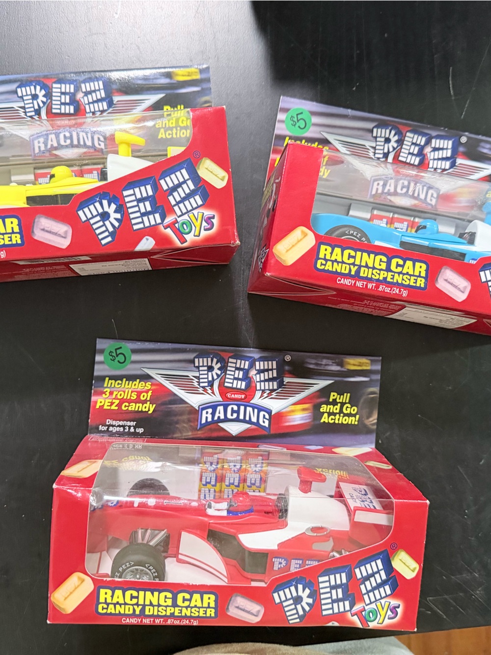 PEZ Racing Car Candy Dispenser - Red and White